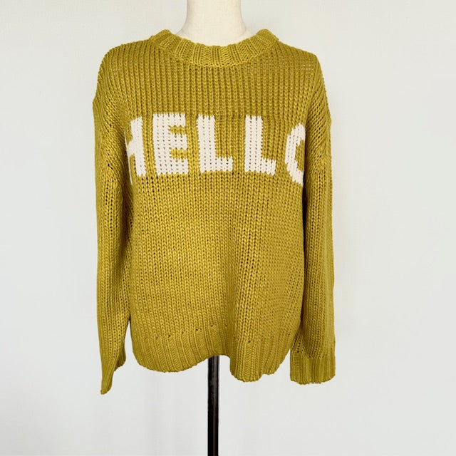 mao made 2WAY HELLOジャガードプルオーバーニット 451133