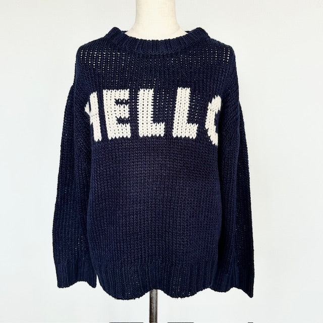 mao made 2WAY HELLOジャガードプルオーバーニット 451133