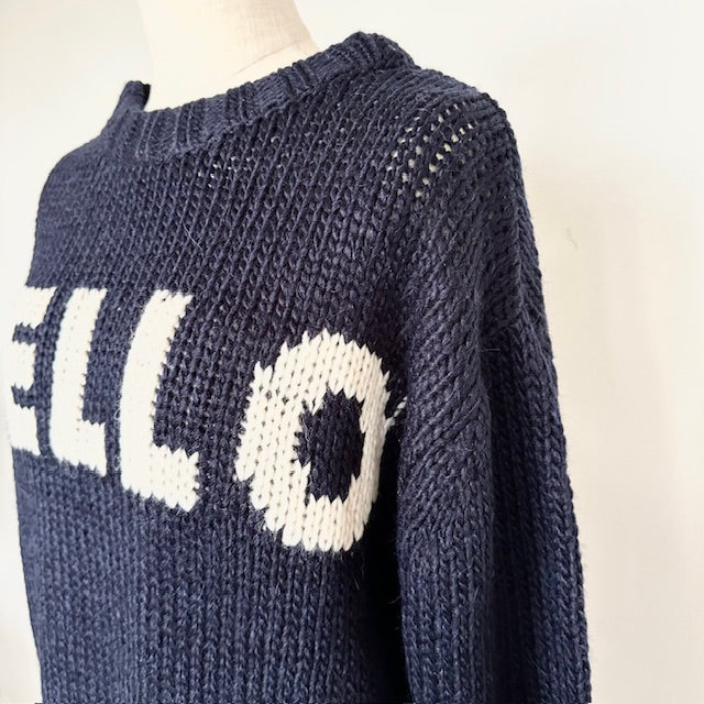 mao made 2WAY HELLOジャガードプルオーバーニット 451133