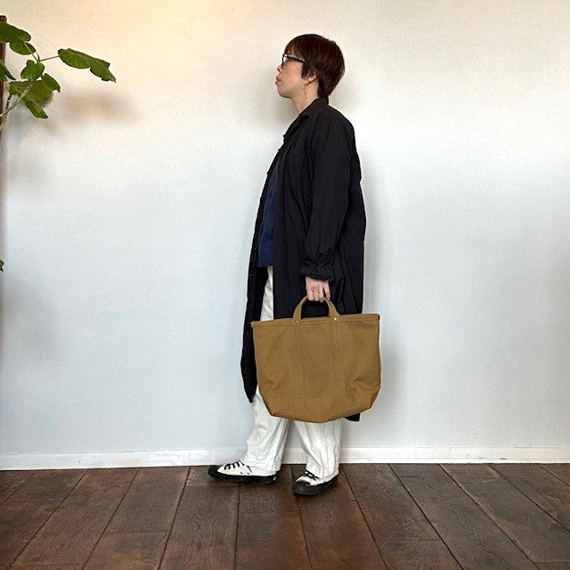 HTS(エイチティーエス) 60'S COTTON POPLIN ONE-UP COLLAR LONG SHIRT INHT2202CP