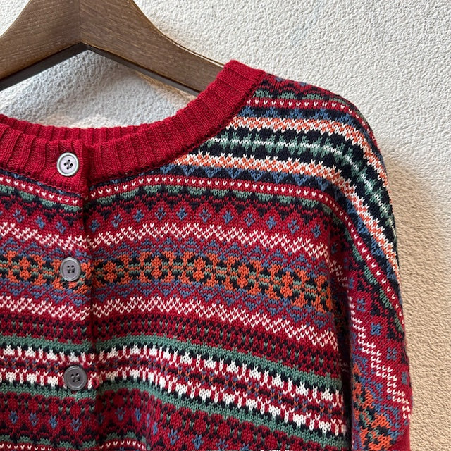 maomadeマオメイド やわらかコットンノルディックJQ2WAYプルオーバー 541132