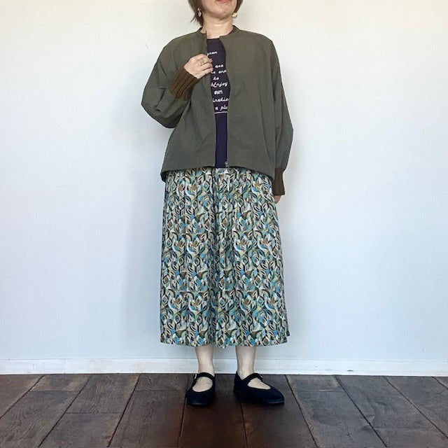 mao made マオメイド ヴィンテージウェザーバンドカラーナイロンジャケット