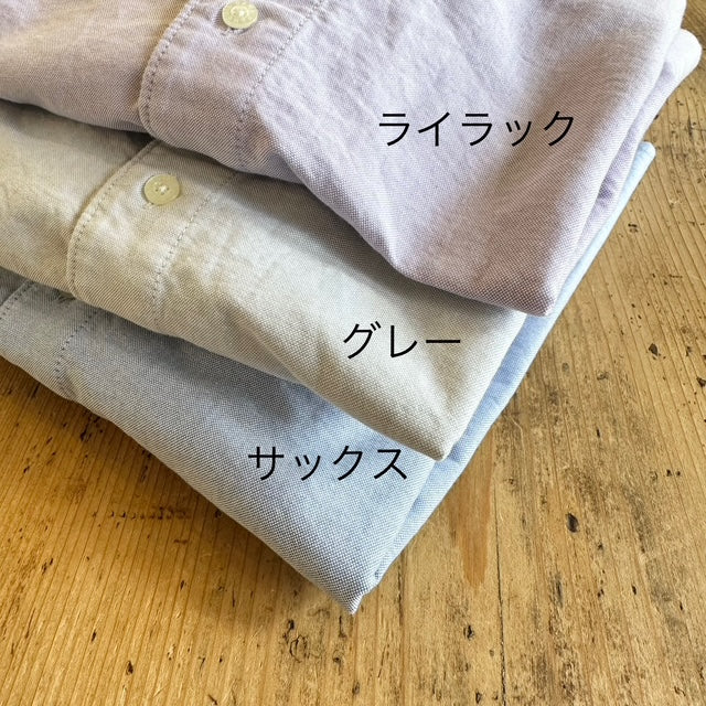 Dana Faneuil オックスワンピースカラーシャツ D6323122