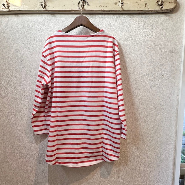 CHANTECLAIR【シャントクレール】 クルーネック9分袖バスクシャツ BI5125337