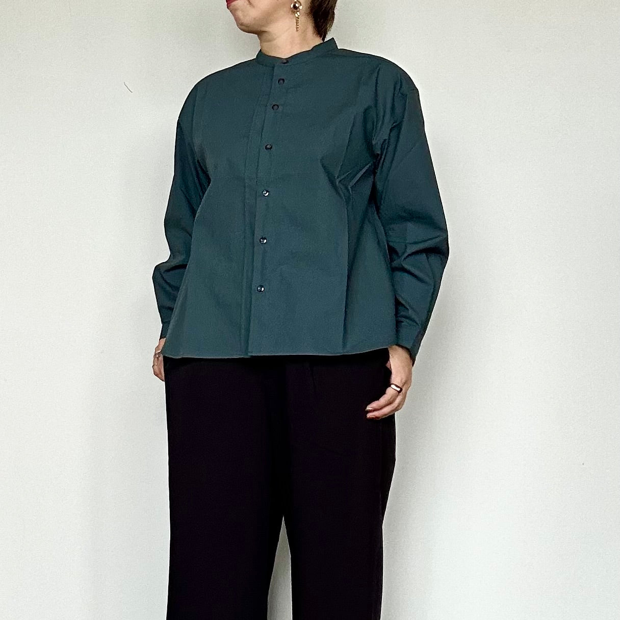 YARRA NEU オーガニックコットンダンプシャツ 5543-409