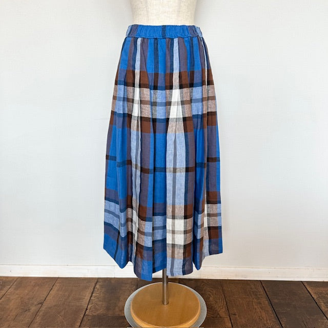 O’NEIL OF DUBLIN オニール・オブ・ダブリン リネンタックギャザースカート BI8125101