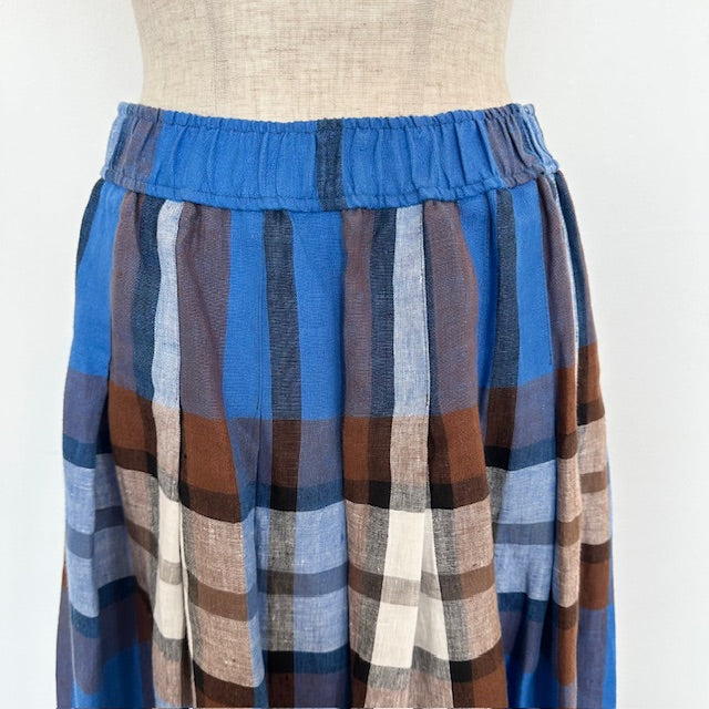 O’NEIL OF DUBLIN オニール・オブ・ダブリン リネンタックギャザースカート BI8125101