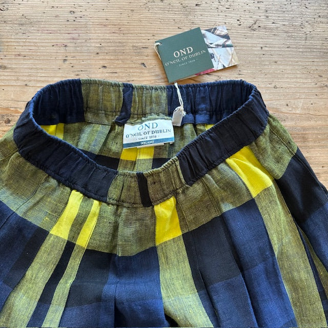 O’NEIL OF DUBLIN オニール・オブ・ダブリン リネンタックギャザースカート BI8125101