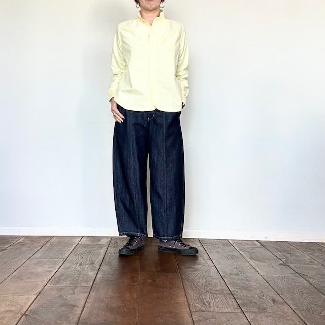 D.M.G. ムラ糸デニム アーモンドパンツ 14-250C