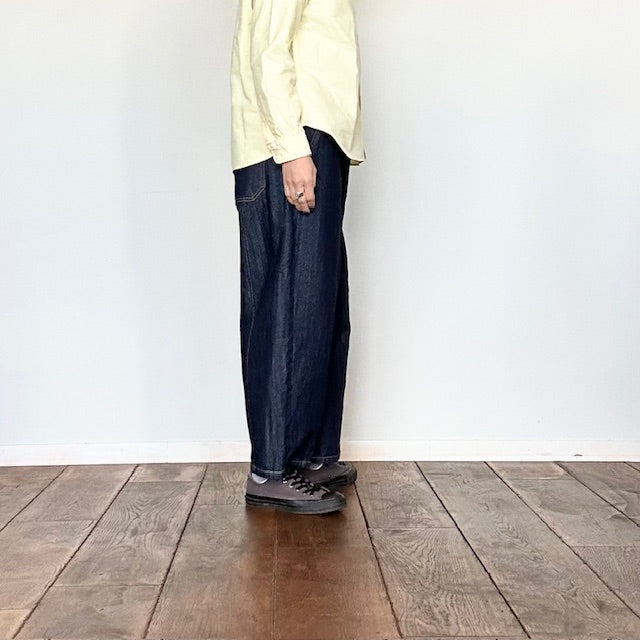 D.M.G. ムラ糸デニム アーモンドパンツ 14-250C