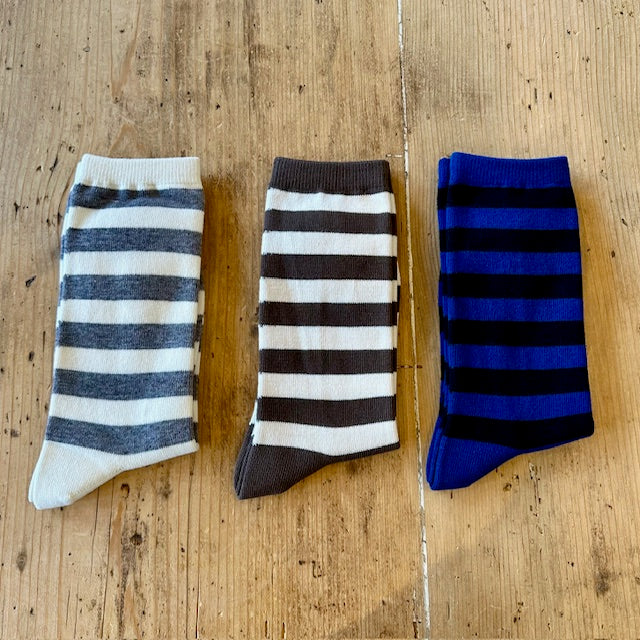 tus+ BORDER SOCKS ボーダー ソックス T006