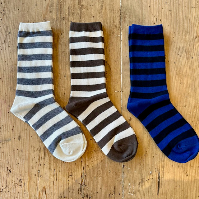 tus+ BORDER SOCKS ボーダー ソックス T006