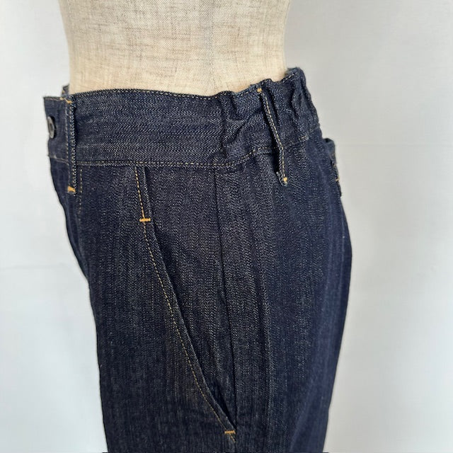 D.M.G. ムラ糸デニム アーモンドパンツ 14-250C