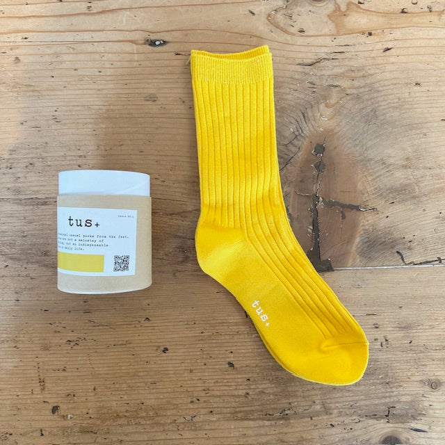 tus+  BASIC COLOR CASE SOCKS ベーシック カラー ケース ソックス   T001