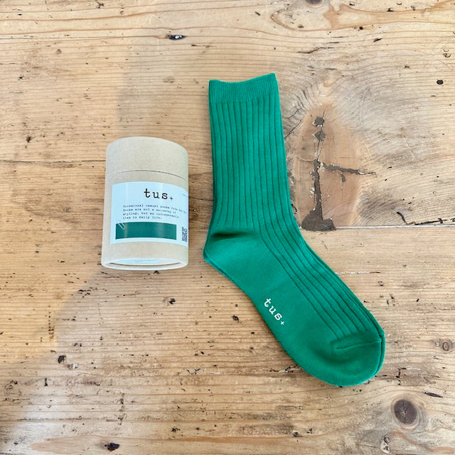 tus+  BASIC COLOR CASE SOCKS ベーシック カラー ケース ソックス   T001