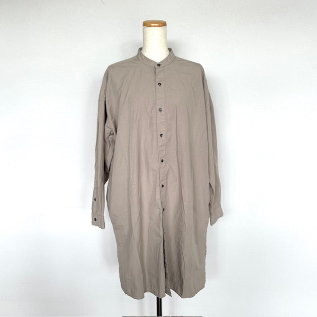 ARMEN アーメン 40s POPLIN BANDED COLLAR LONG SHIRTS(シャツ)INAM2554PD