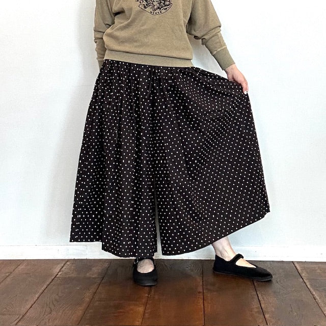 SOIL ソイル 40’sPOPLIN DOT PRINT CULOTTES (パンツ)NSL25535
