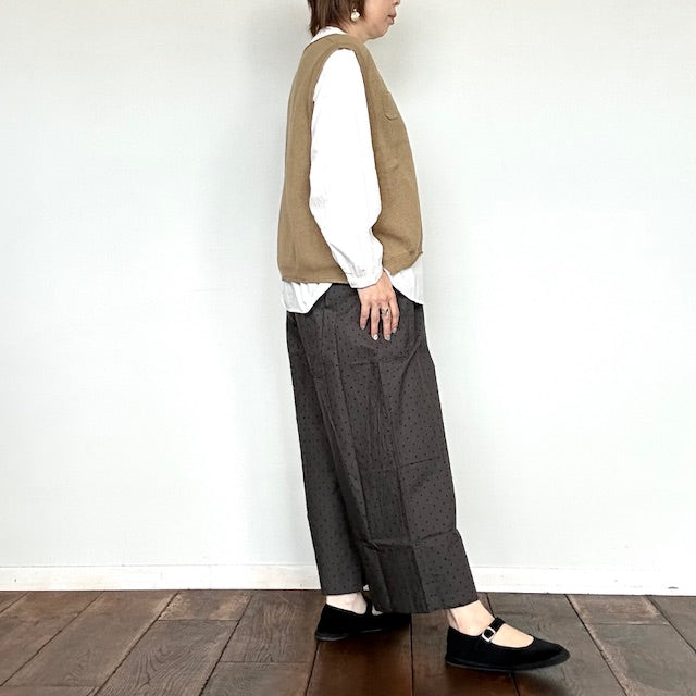 YARRA INDIAフロントタックヨークブラウス 1543-232