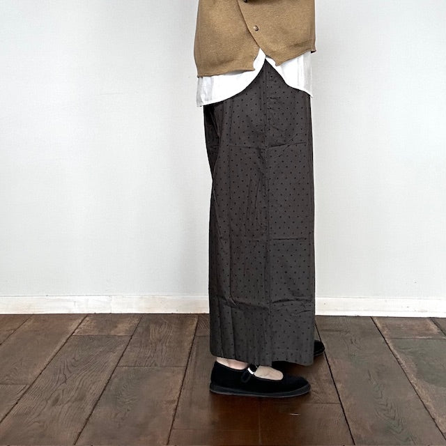 SOIL ソイル 40’sPOPLIN DOT PRINT WIDE EASY PANTS(パンツ)NSL25536