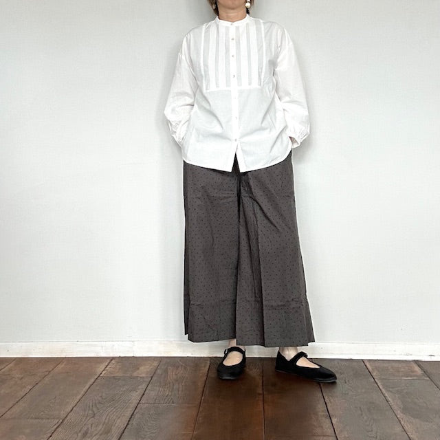 YARRA INDIAフロントタックヨークブラウス 1543-232