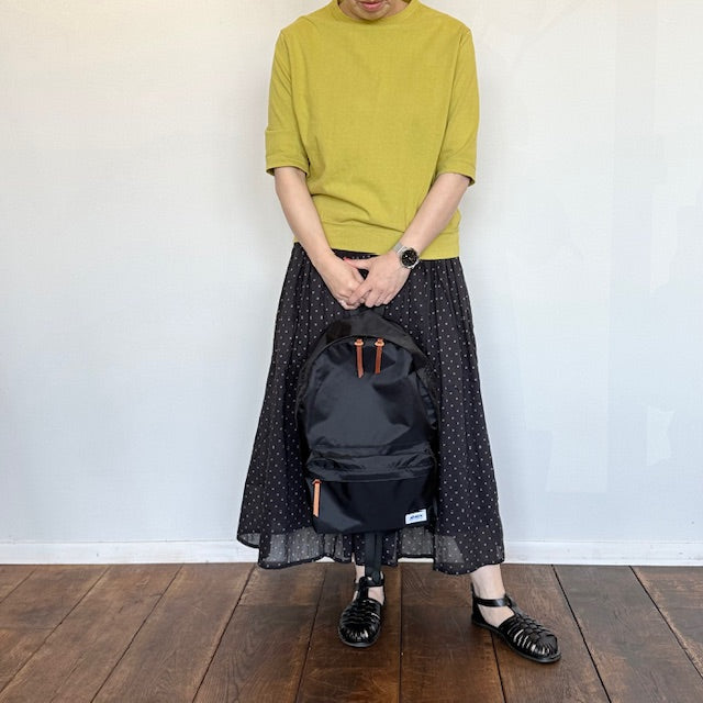 Dana Faneuil ムラ糸5分袖クルーネックプルオーバー D5722201