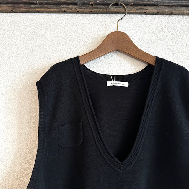 ESTROISLOSE(エストゥロワルーズ) コットンミラノリブ ベスト K25301