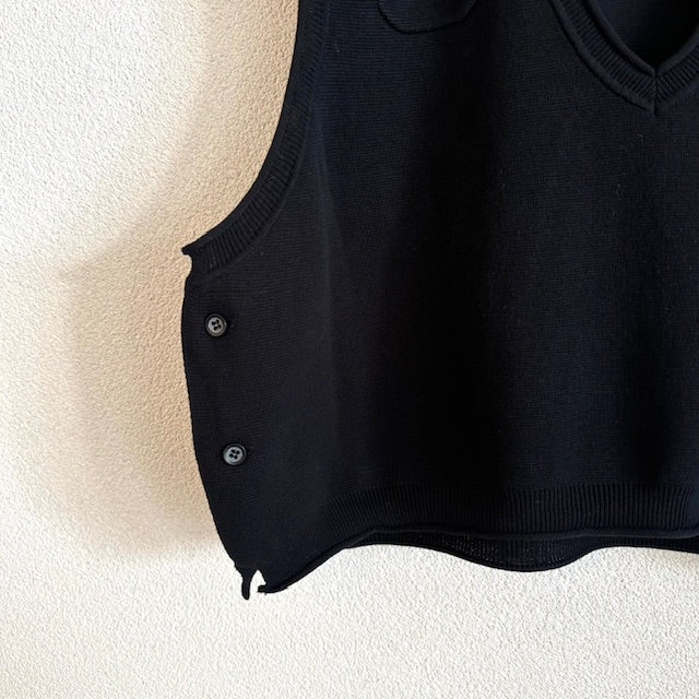 ESTROISLOSE(エストゥロワルーズ) コットンミラノリブ ベスト K25301