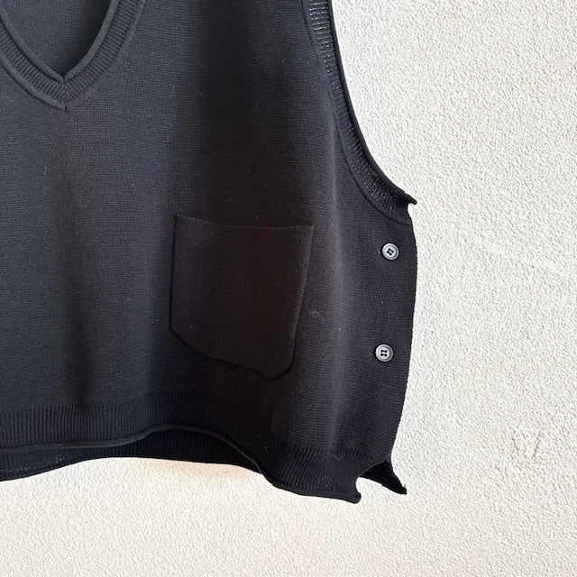 ESTROISLOSE(エストゥロワルーズ) コットンミラノリブ ベスト K25301