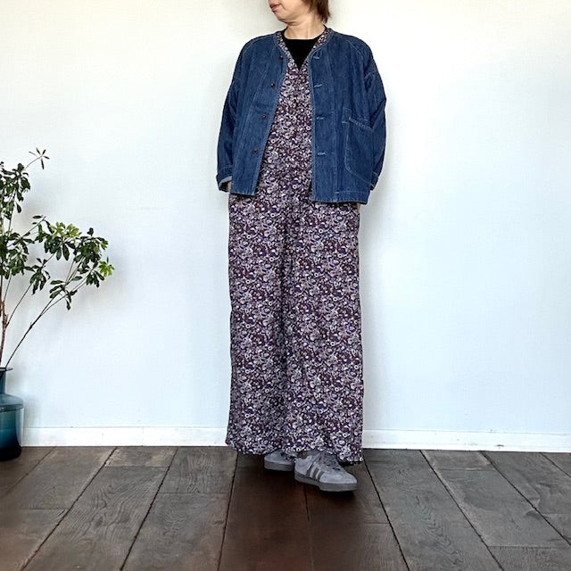 YARRA リネン混ドルマンデニムジャケット 1547-237