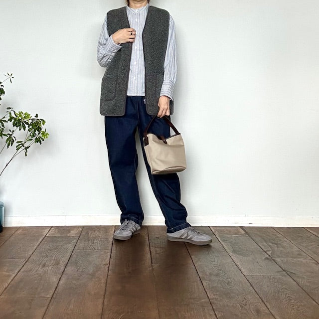 doux bleu バックギャザーシャツ 2543-028