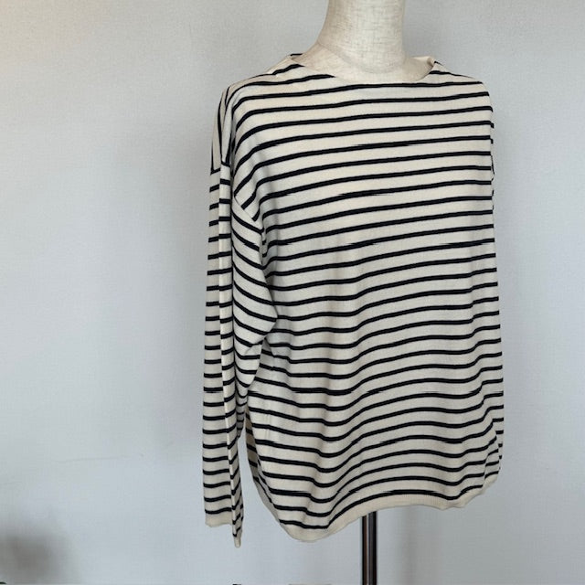 mao made マオメイド ボーダーTEEニット 541115