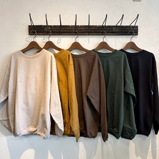 【再入荷しました】GOODWEAR  CREW NECK L/SL WITH CUFF & HEM RIB sizeL(Tシャツ)  NGW9951