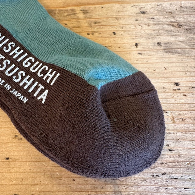 NISHIGUCHI KUTSUSHITA コットンカシミヤウォークソックス NK0601