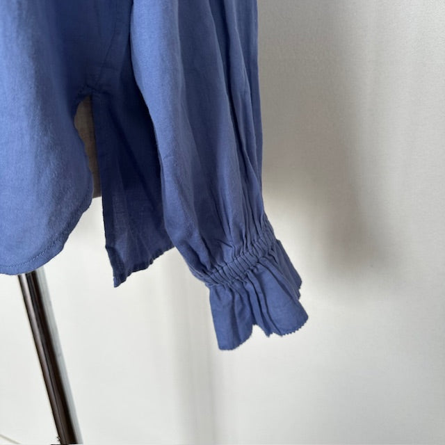 doux bleu フリルカラーブラウス 2553-042