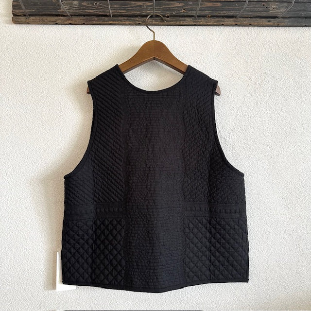 doux bleu インドキルト刺繍 2WAYベスト 2548-033