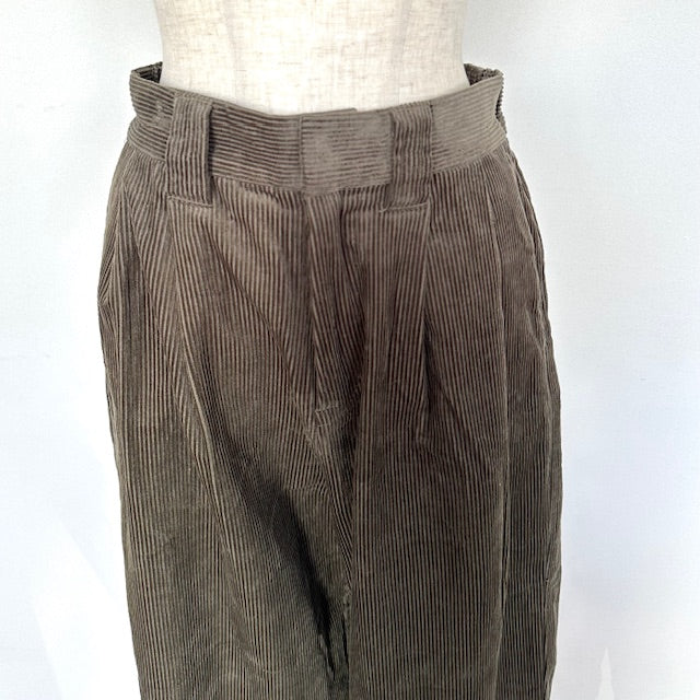 doux bleu コーデュロイ タックパンツ 2555-048