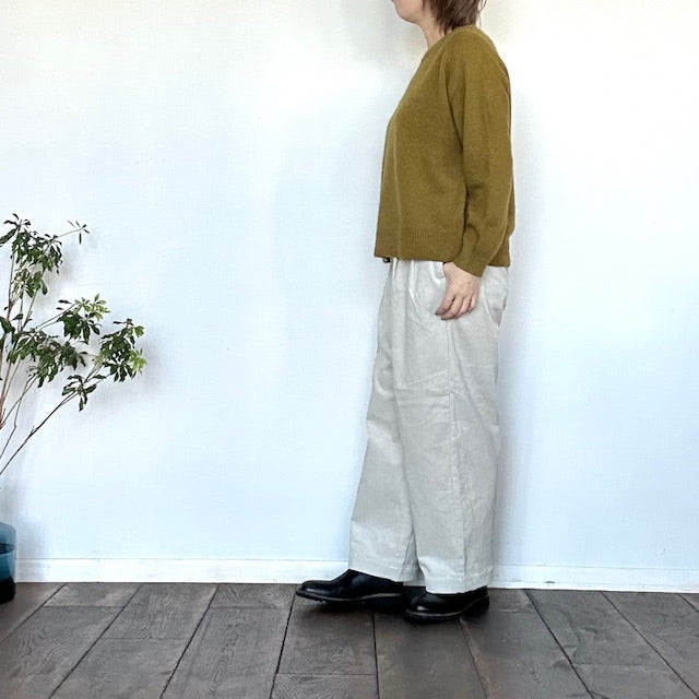 YARRAヤラ ラクーンブレンドニットプルオーバー 1552-278