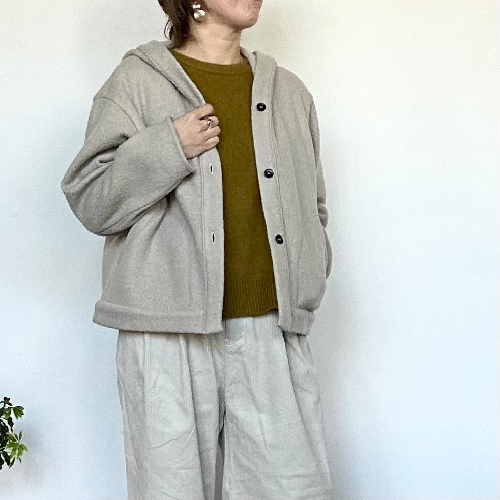 YARRAヤラ ラクーンブレンドニットプルオーバー 1552-278