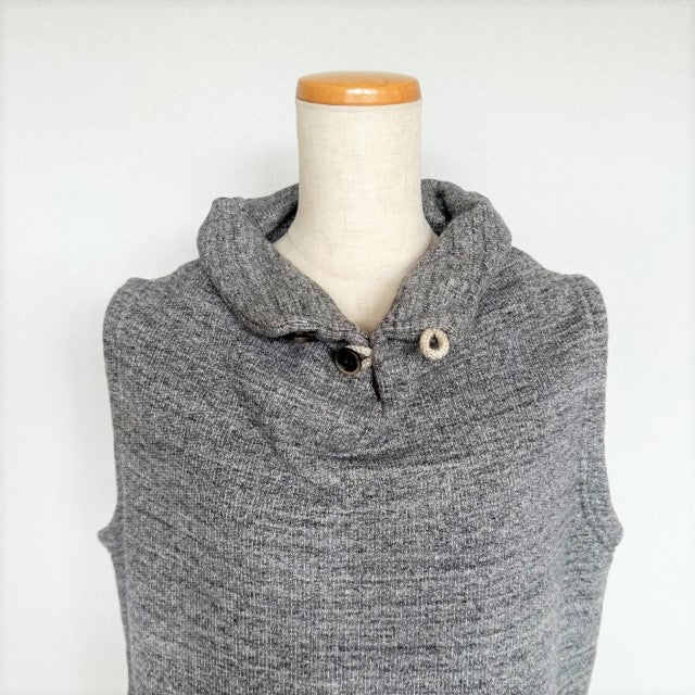 DanaFaneuil ガーゼ裏毛スタンドベスト  D2722301