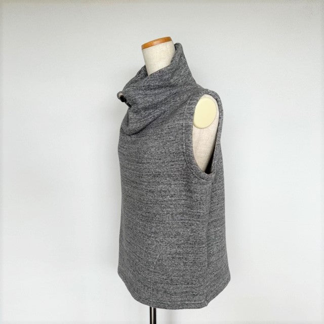 DanaFaneuil ガーゼ裏毛スタンドベスト  D2722301
