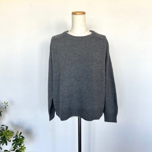 YARRAヤラ ラクーンブレンドニットプルオーバー 1552-278