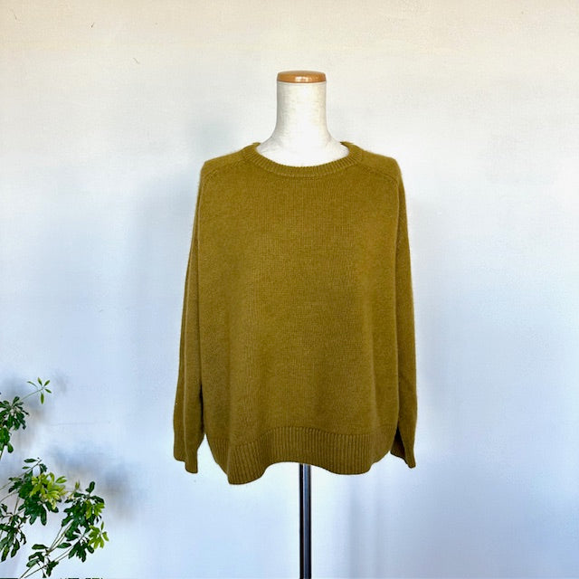 YARRAヤラ ラクーンブレンドニットプルオーバー 1552-278