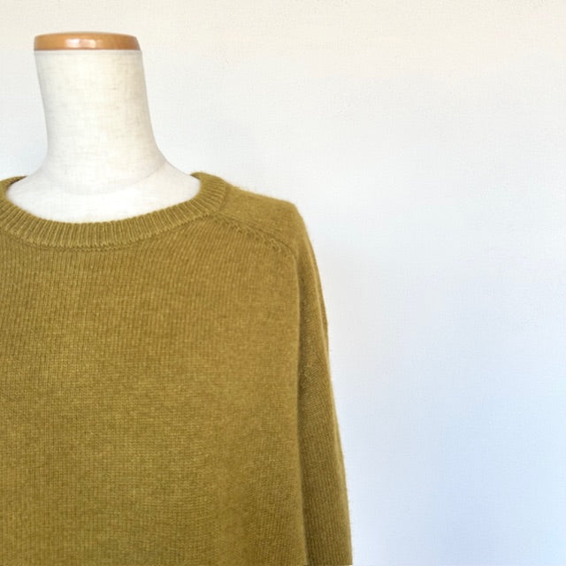 YARRAヤラ ラクーンブレンドニットプルオーバー 1552-278