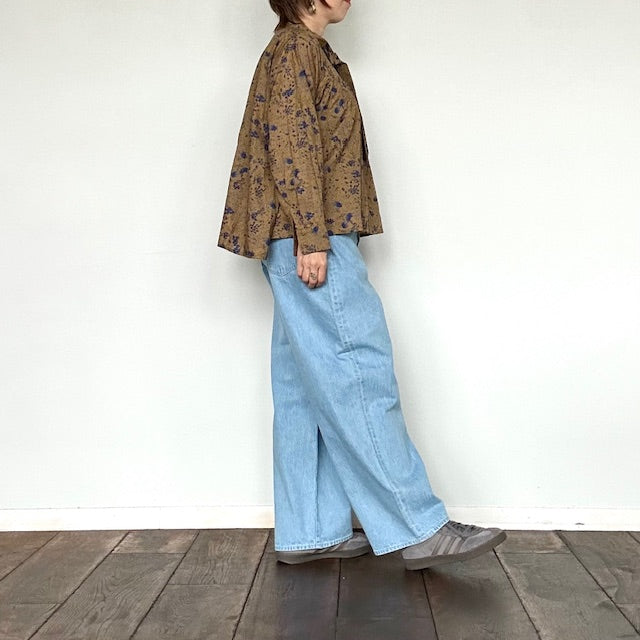 ESTROISLOSE エストゥロワルーズ ピュアデニムバギーパンツ EB24410-B