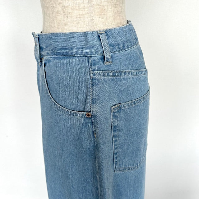 ESTROISLOSE エストゥロワルーズ ピュアデニムバギーパンツ EB24410-B