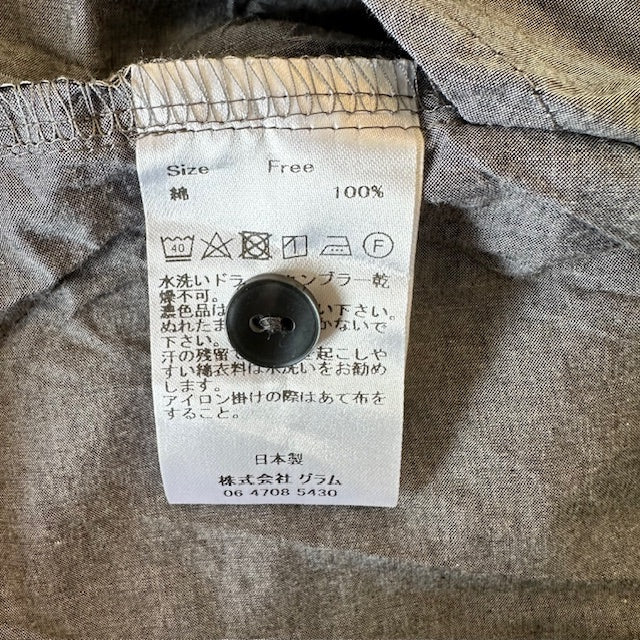 (g) グラム タイプライタースイッチングギャザーブラウス g-507