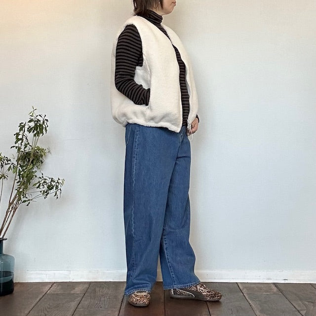 sosotto コットンカシミヤ ボーダーリブタートル 42453222