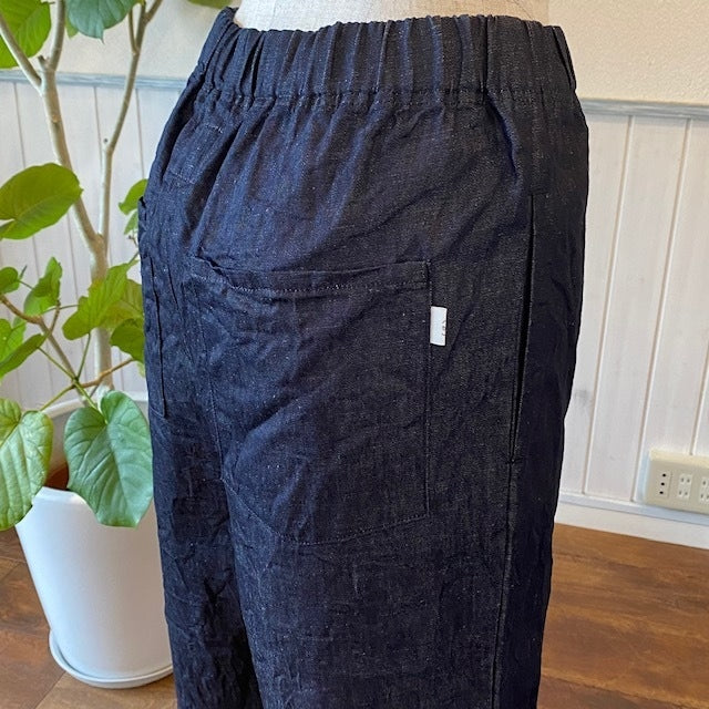 (g)グラム ライトデニムテーパードパンツ g-328