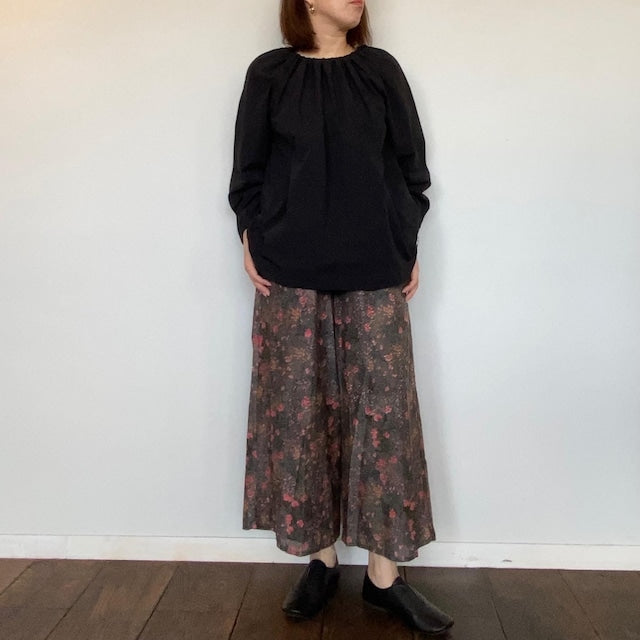 VOLARE レザーフラットシューズ BLACK VOL21FFW-01