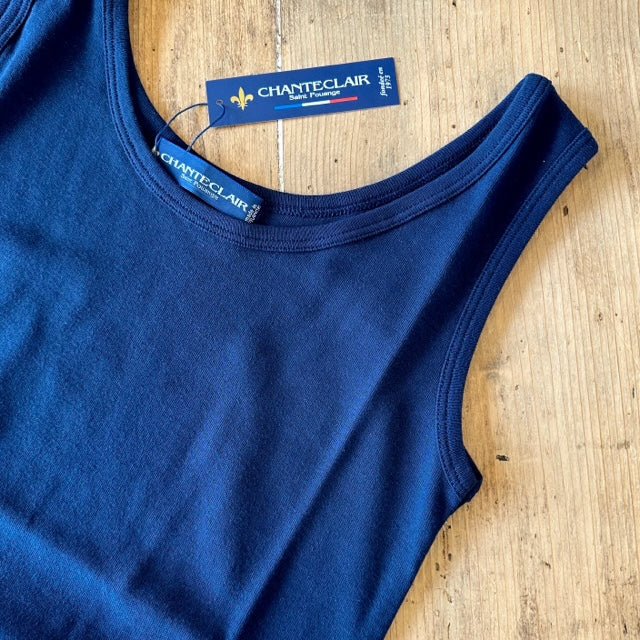 CHANTECLAIR 【シャントクレール】コットンフライス無地タンクトップ   BI5123143